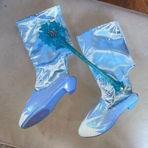 Disney Elsa Shoes and scepter ❄️